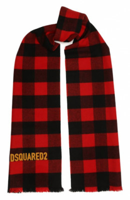 Шерстяной шарф Dsquared2